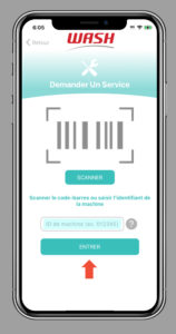 WASH-Connect Service Screen French